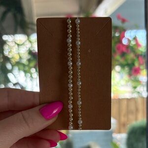 Handmade 14k Gold Filled Beads with Pearls Bracelets - Women’s Jewelry